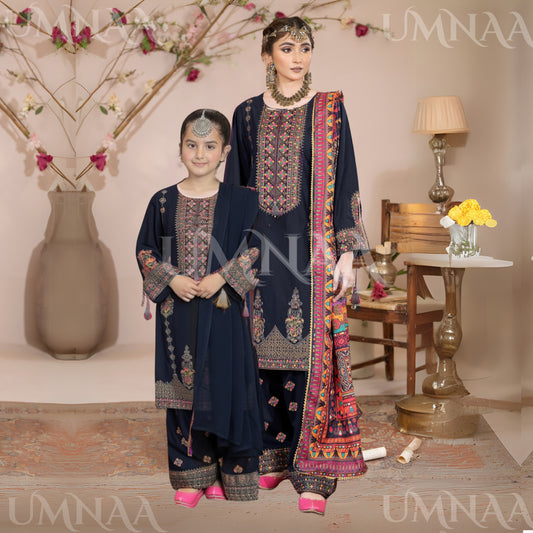 UA-109 Embroidered Linen Collection | Ready by Wear | Pakistani Dress Asian Clothes Umnaa