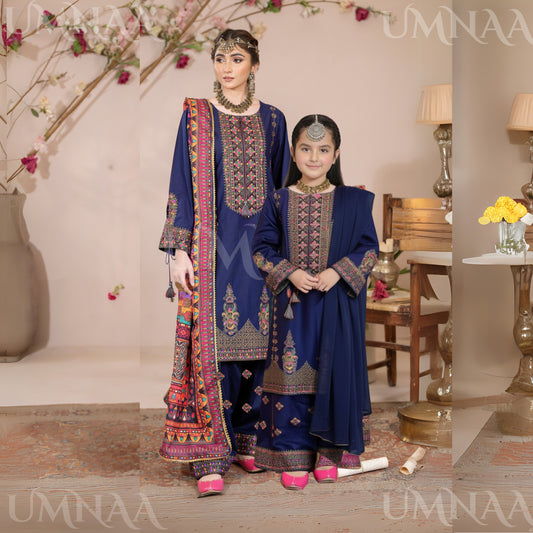 UA-109 Embroidered Linen Collection | Ready by Wear | Pakistani Dress Asian Clothes Umnaa