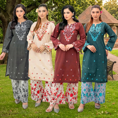 UMRZ-63 "Aleezay Prints" by Rangz Printed Lawn Co Ord set collection| Ready to Wear Pakistani Asian clothes