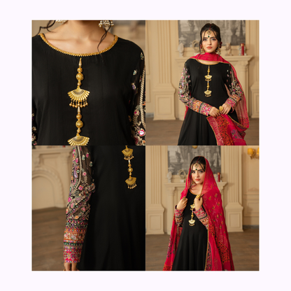 F-462 Luxury Chiffon Sharara Collection by karma Collection