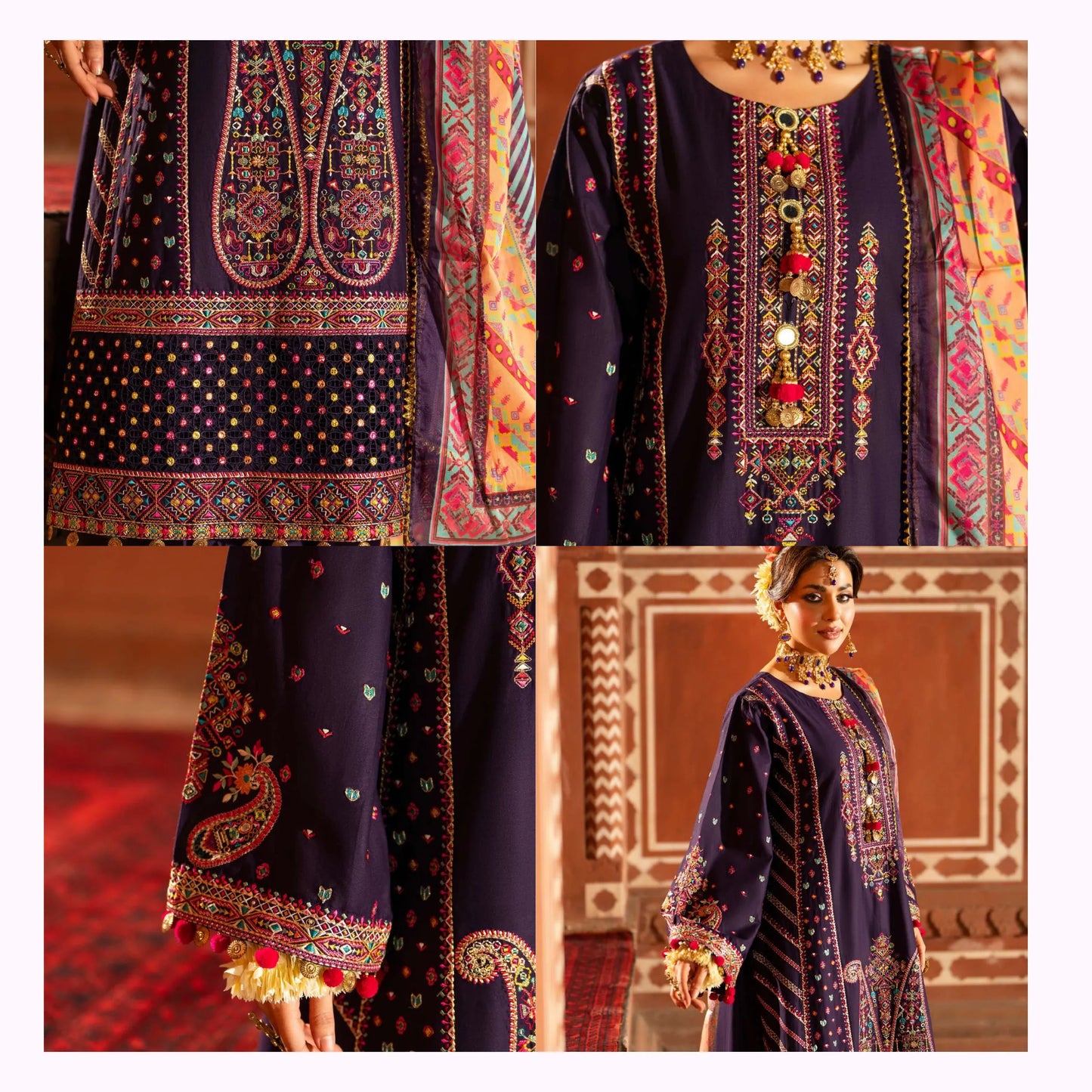 KC-1555 "Chaand Raat" Embroidered Festive Collection by Karma Collection