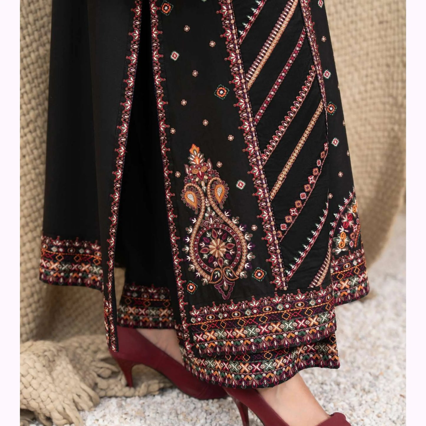 KC-1570 "Tabeer" Embroidered Festive Cambric Cotton Collection by Karma Collection