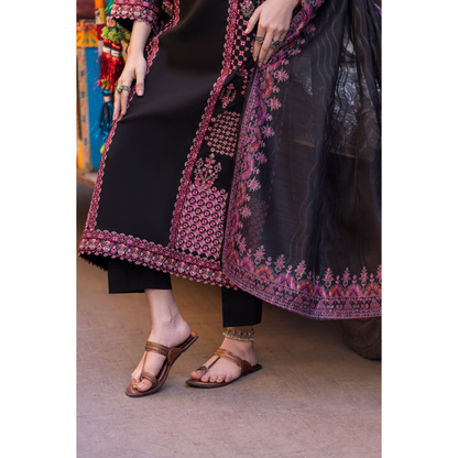 UCA-15 3 Pc Embroidered Cambric Cotton Ready to Wear Eid Collection by Casuallite