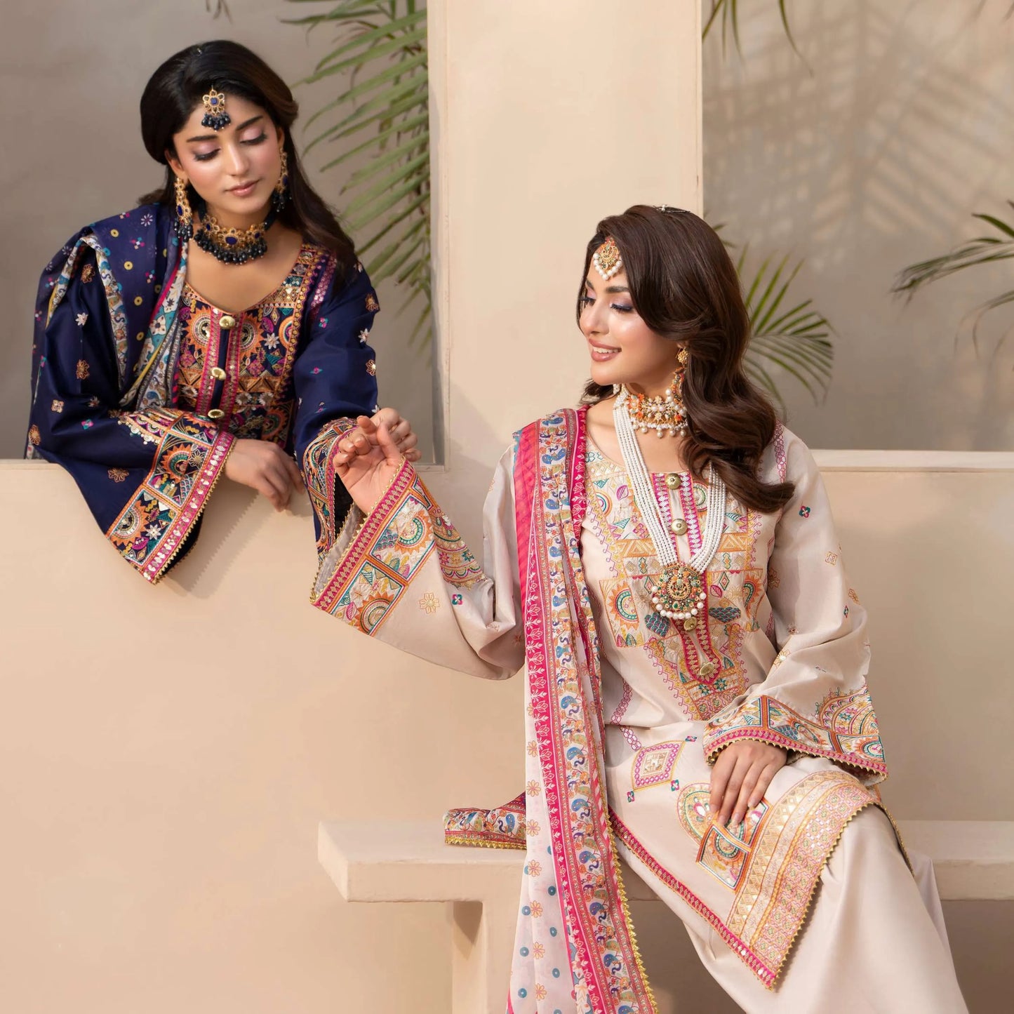 KC-1563 "Ferisha" Embroidered Festive Collection by Karma Collection
