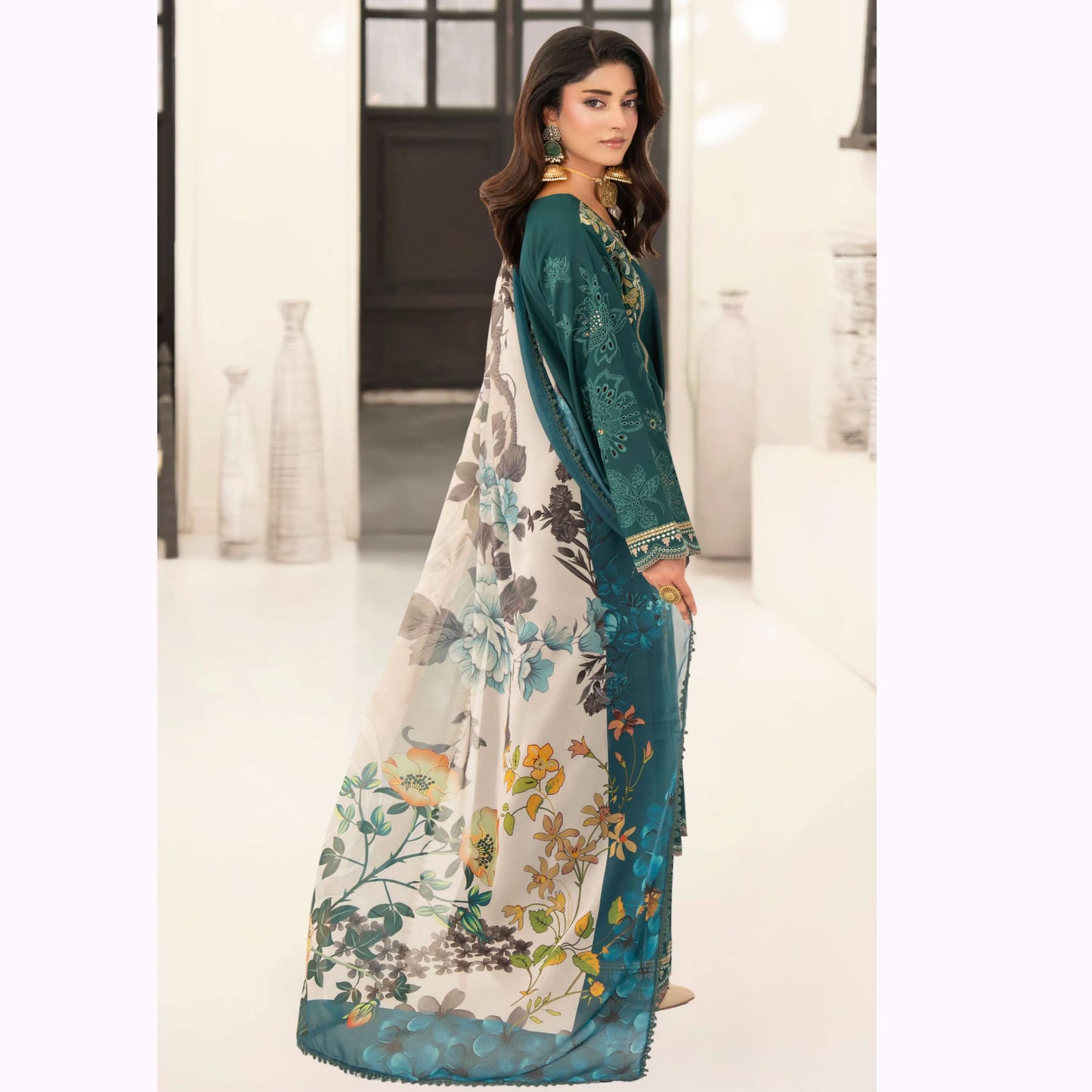 KC-1559 "Ferisha" Embroidered Festive Collection by Karma Collection