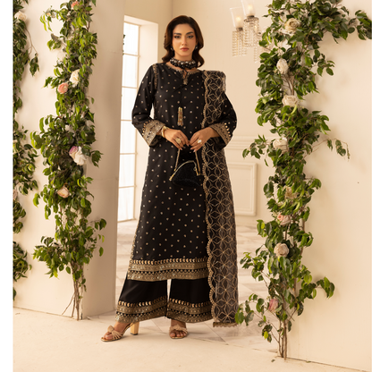UMS-24 Luxury Embroidered Viscose Collection | Ready to Wear | Simrans