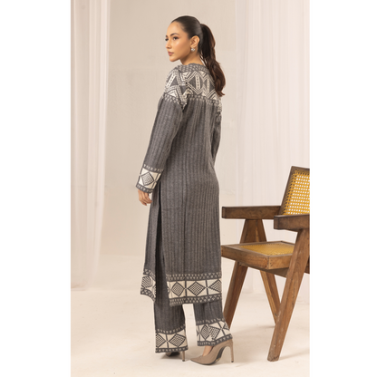 UMS-35 Simrans Azuel 2.0 Knit Wear Co-Ords Set | Modest Fashion | Winter Wear