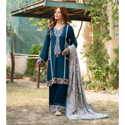 "Nigar" Kotrai Edition Luxury Embroidered 3 Piece by Karma Collection