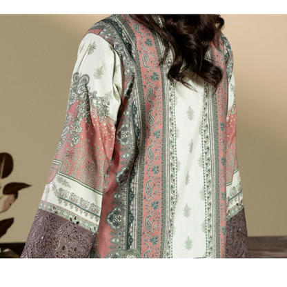UTT-16 "AMALTAS" winter Slub Embroidered Printed Co-Ords set | Ready to Wear Pakistani | Traditional Thread