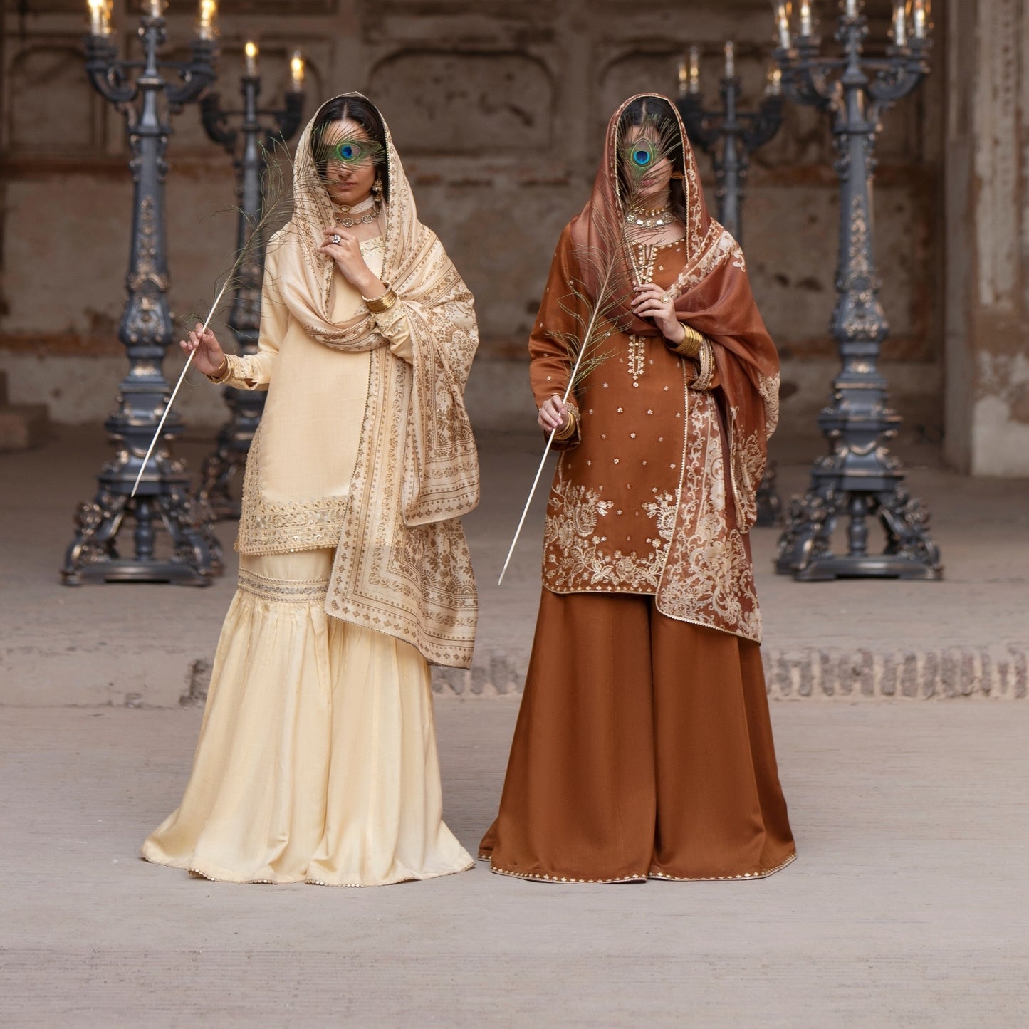UCA-35 Darbar Festive Drop Embroidered Collection by Casuallite