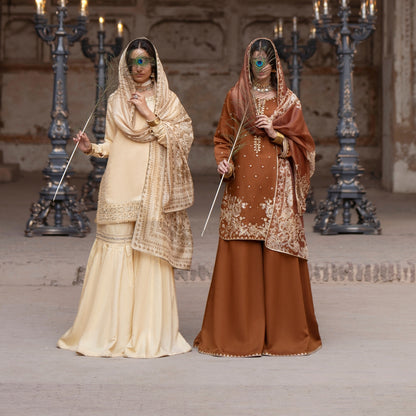 UCA-35 Darbar Festive Drop Embroidered Collection by Casuallite