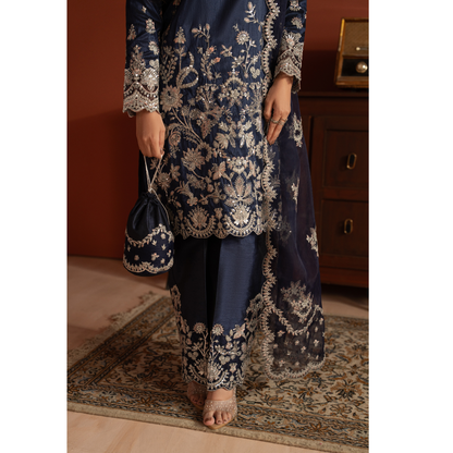 UA-170 Raw Silk Embroidered Festive Collection