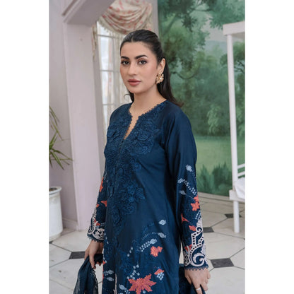 UMRZ-55 Festive Maria.b Lux by Rangz Embroidered Linen Collection