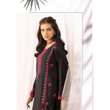 UMS-59 Embroidered Linen Co-Ords Set 2 Pc Set by Simrans