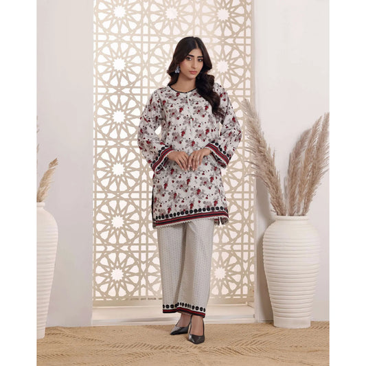 USN-19 Daily Pret Vol'8 Printed Lawn Co-Ords Set by Saphron Casual Co Ord Set Pakistani