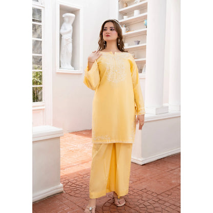 UA-243 Embroidered Lawn Summer Lawn Co-Ords Set by Umnaa