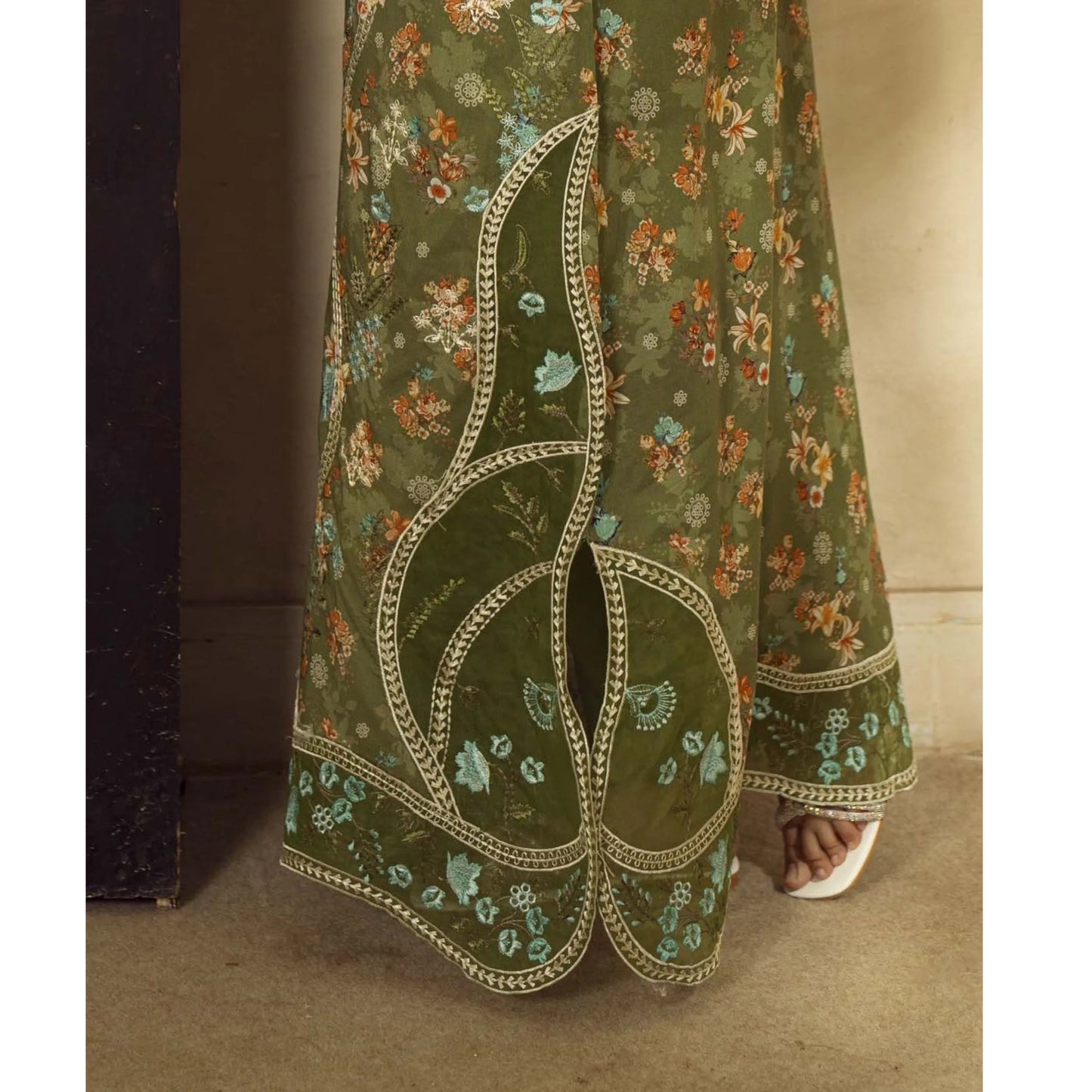 UGL-01 Printed Lawn Kaftan 2 Piece Set by Guzel