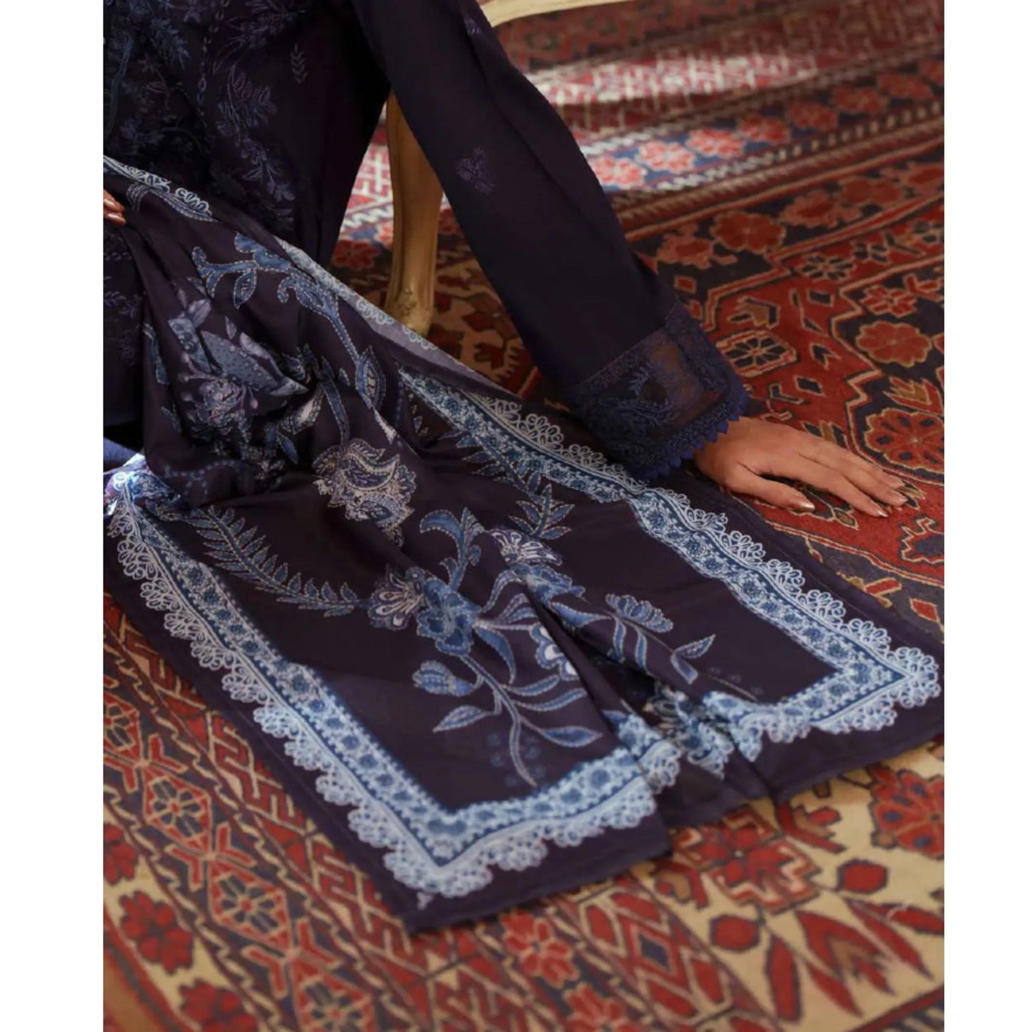 UCA-47 "Sakoon" Embroidered Cambric 3 Pc Collection | Casuallite