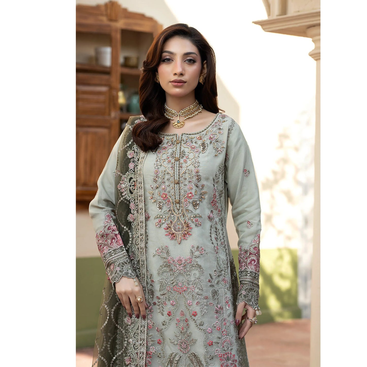 UA-271 Imrozia Inspired Luxury Organza Collection | Umnaa