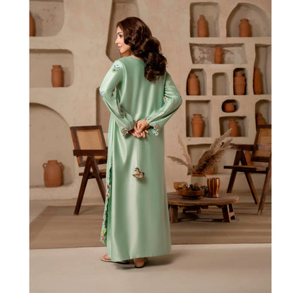 RA-40 Embroidered kaftan 2 Pc - Raniya.h
