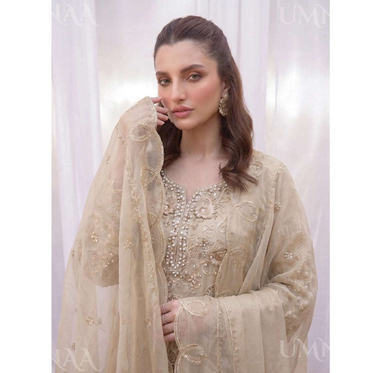 UA-295 Luxury Chiffon 3 Pc Collection | Umnaa