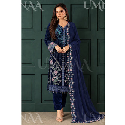 UA-314 Embroidered Luxury Velvet Collection | Umnaa