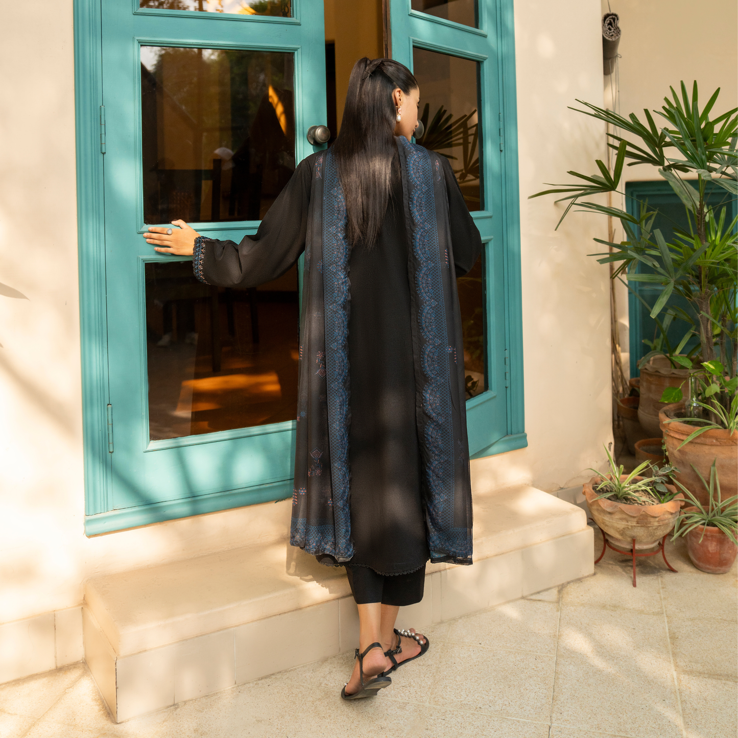 UCA-29 "Misha" Embroidered Linen Ready to Wear Winter Collection by Casuallite