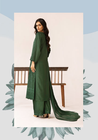 3 Piece Embroidered linen Collection By Simrans