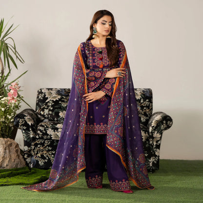KC-1582 "AYRA" Embroidered Cambric Cotton Collection by Karma Collection