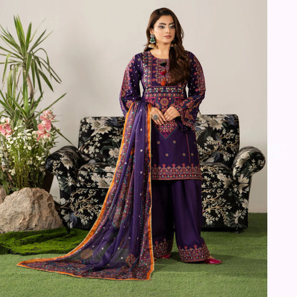 KC-1582 "AYRA" Embroidered Cambric Cotton Collection by Karma Collection