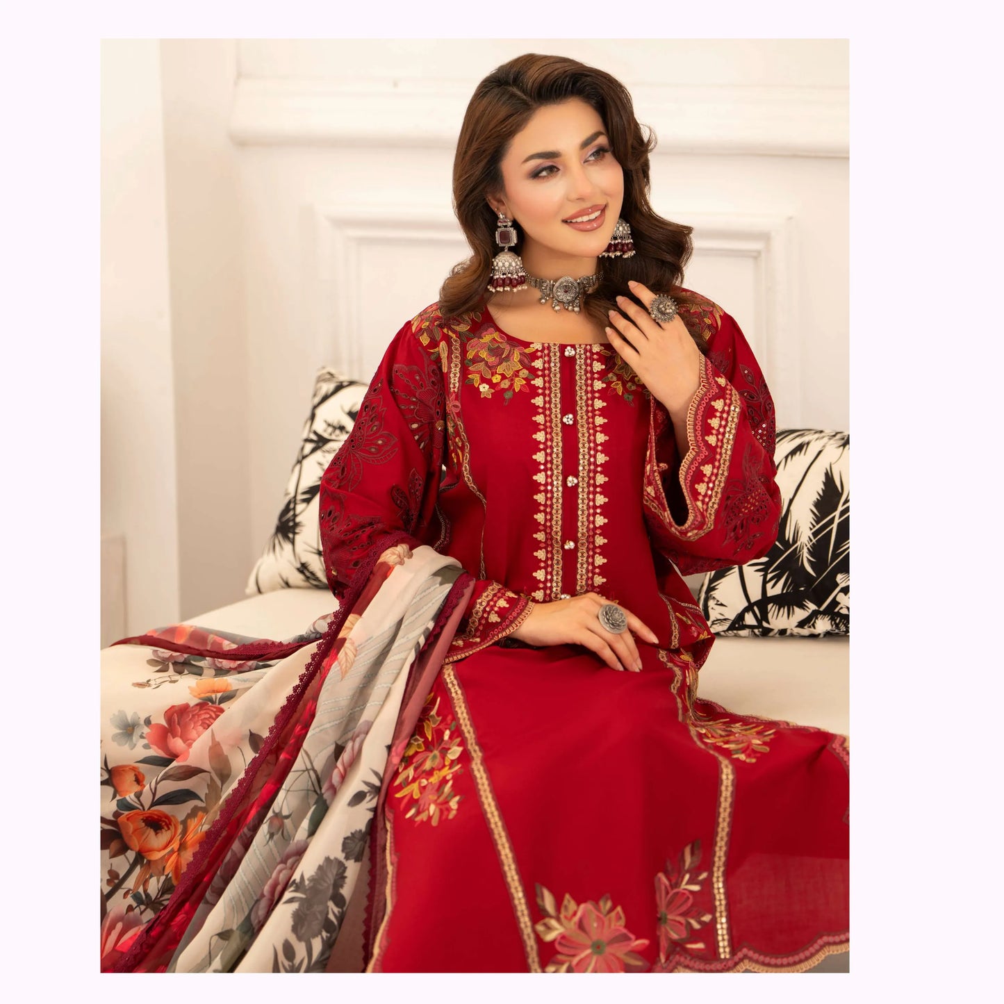 KC-1559 "Ferisha" Embroidered Festive Collection by Karma Collection