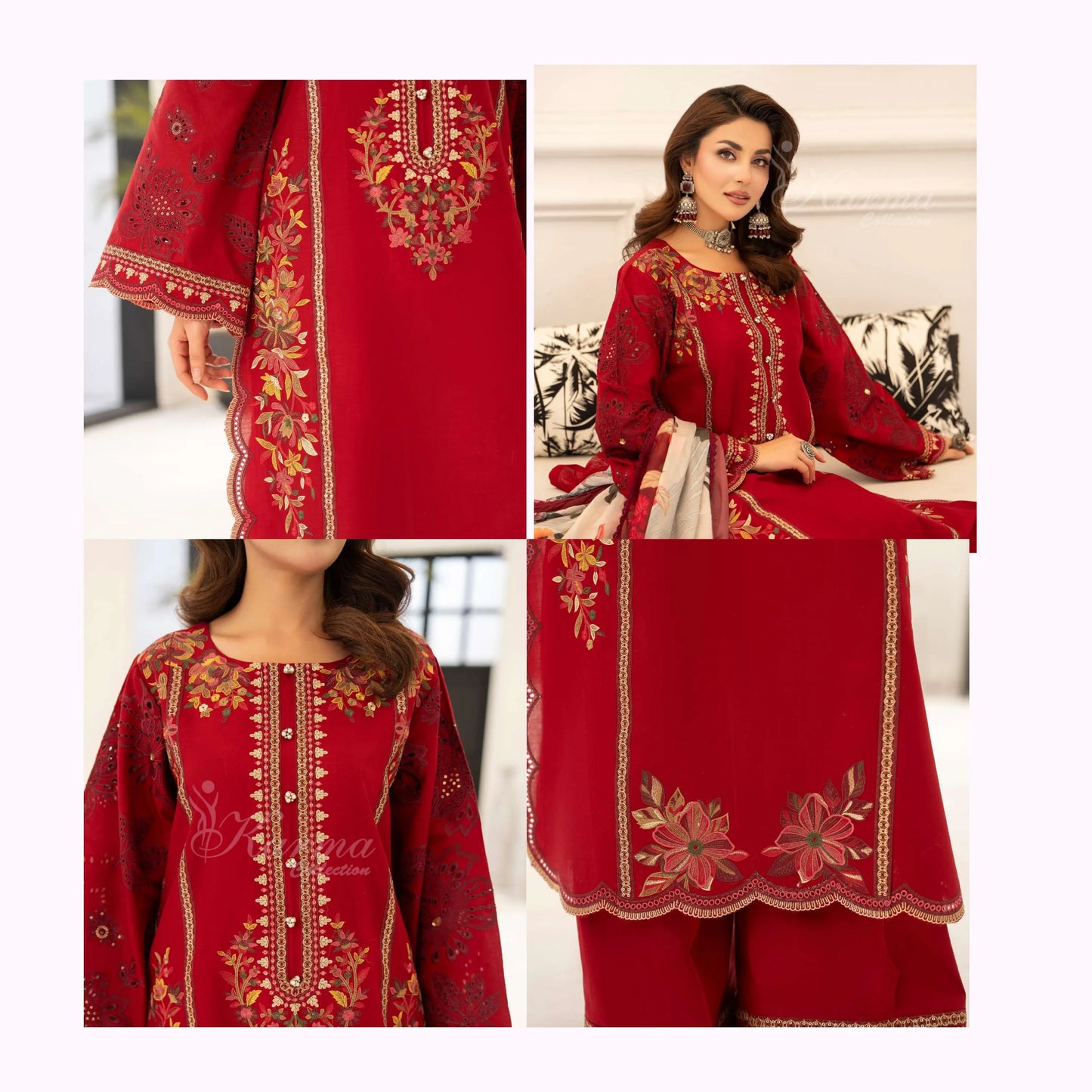 KC-1559 "Ferisha" Embroidered Festive Collection by Karma Collection