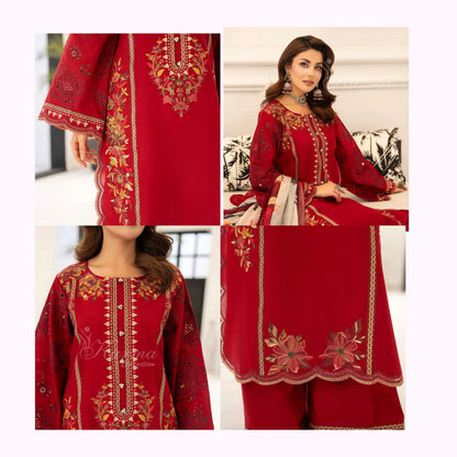KC-1559 "Ferisha" Embroidered Festive Collection by Karma Collection
