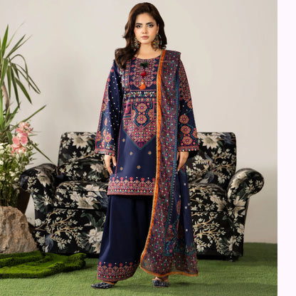 KC-1582 "AYRA" Embroidered Cambric Cotton Collection by Karma Collection