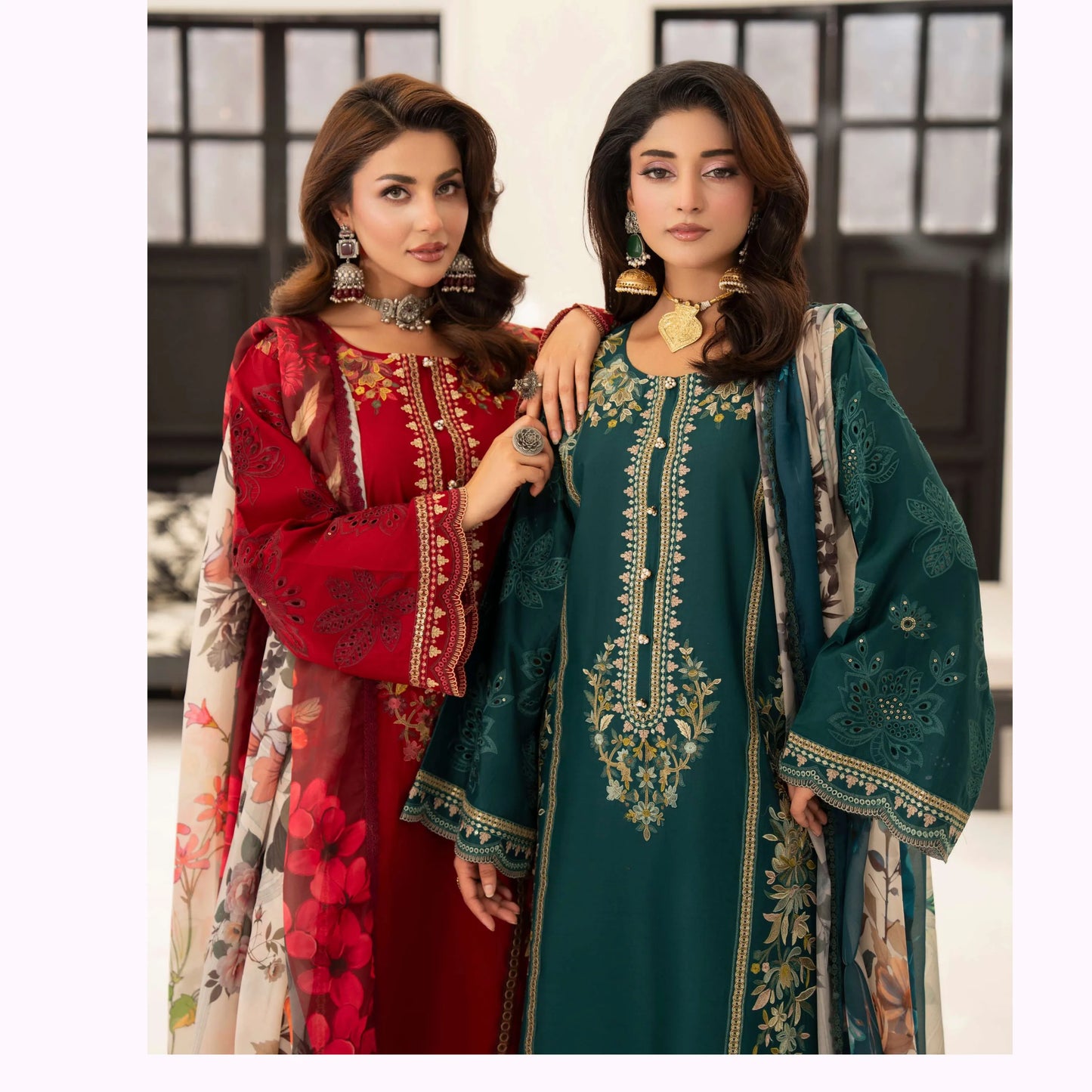KC-1559 "Ferisha" Embroidered Festive Collection by Karma Collection
