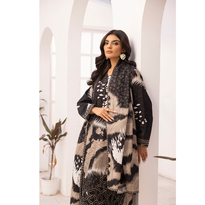 3 Pc Luxury Khaddar Ready to Wear Embroidered Printed Collection by Simrans