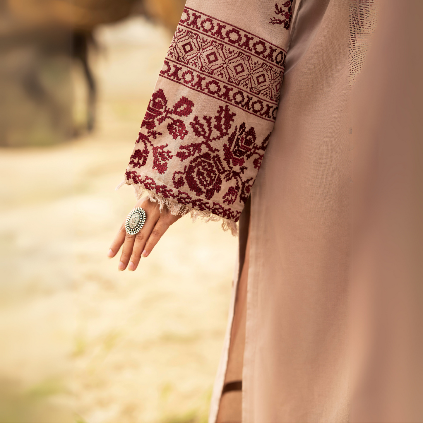 3 Pc Embroidered Khaddar Ready to Wear Collection by Casuallite | UMCAE0801