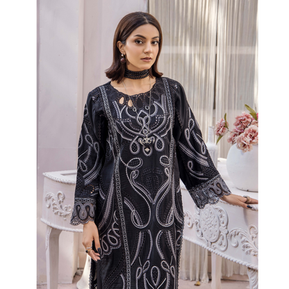 UTT-02 Embroidered Viscose 3 Pc Pakistani Dress | Eid Ready to wear | Traditional Thread