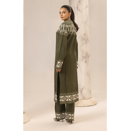 UMS-35 Simrans Azuel 2.0 Knit Wear Co-Ords Set | Modest Fashion | Winter Wear