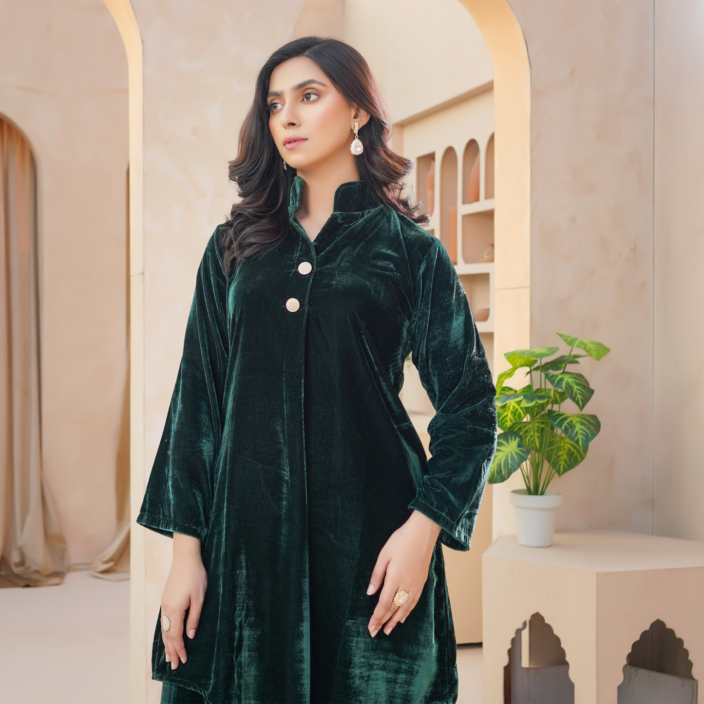 UMS-46 Velvet Co-Ords set by Simrans | Ready to Wear | Asian Clothes