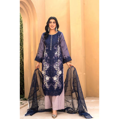 UMRZ-56 Maria.b Oraganza by Rangz Embroidered Festive Organza Collection