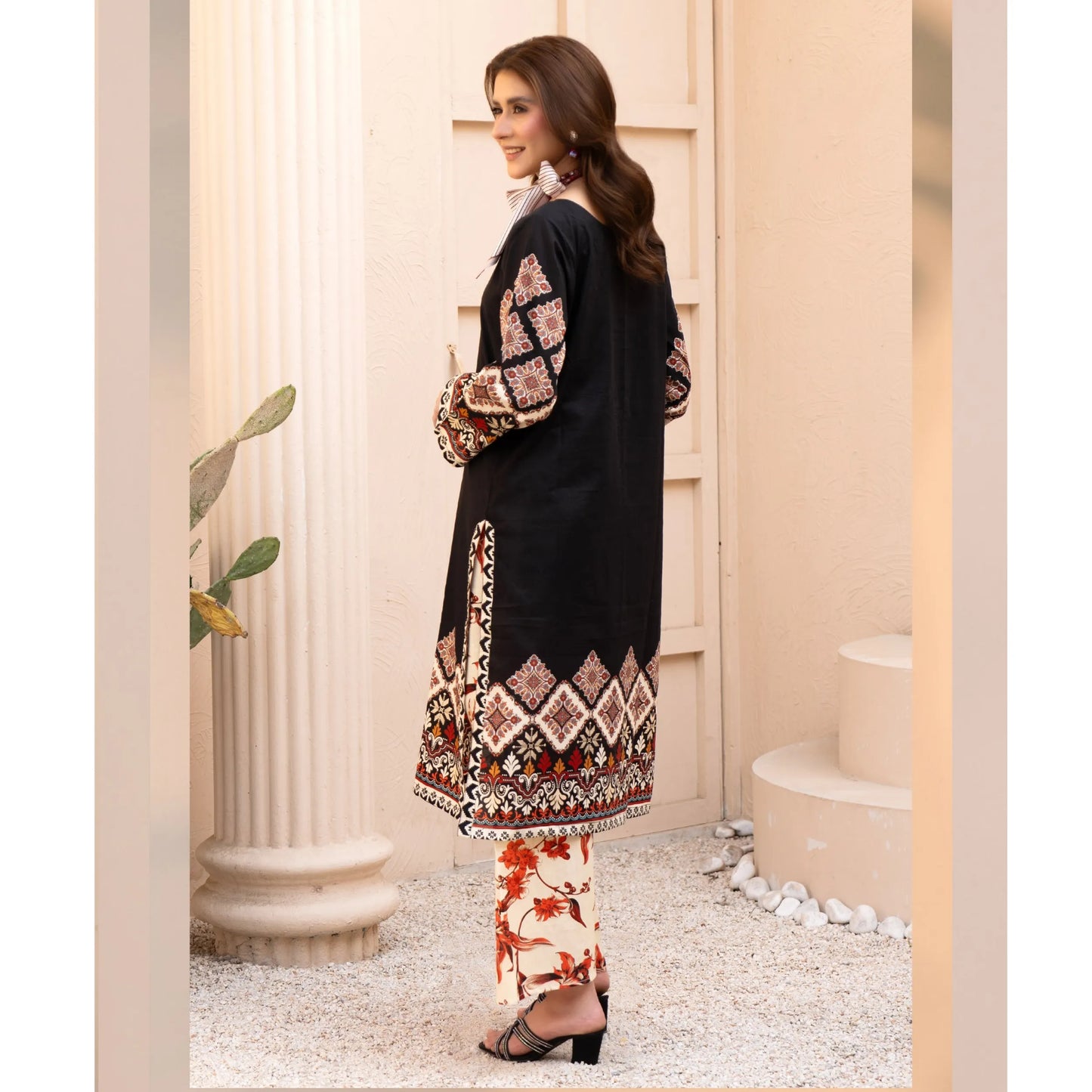 UMRZ-59 Printed Lawn Co-Ords set Collection by Rangz | Ready to Wear Pakistani Asian clothes