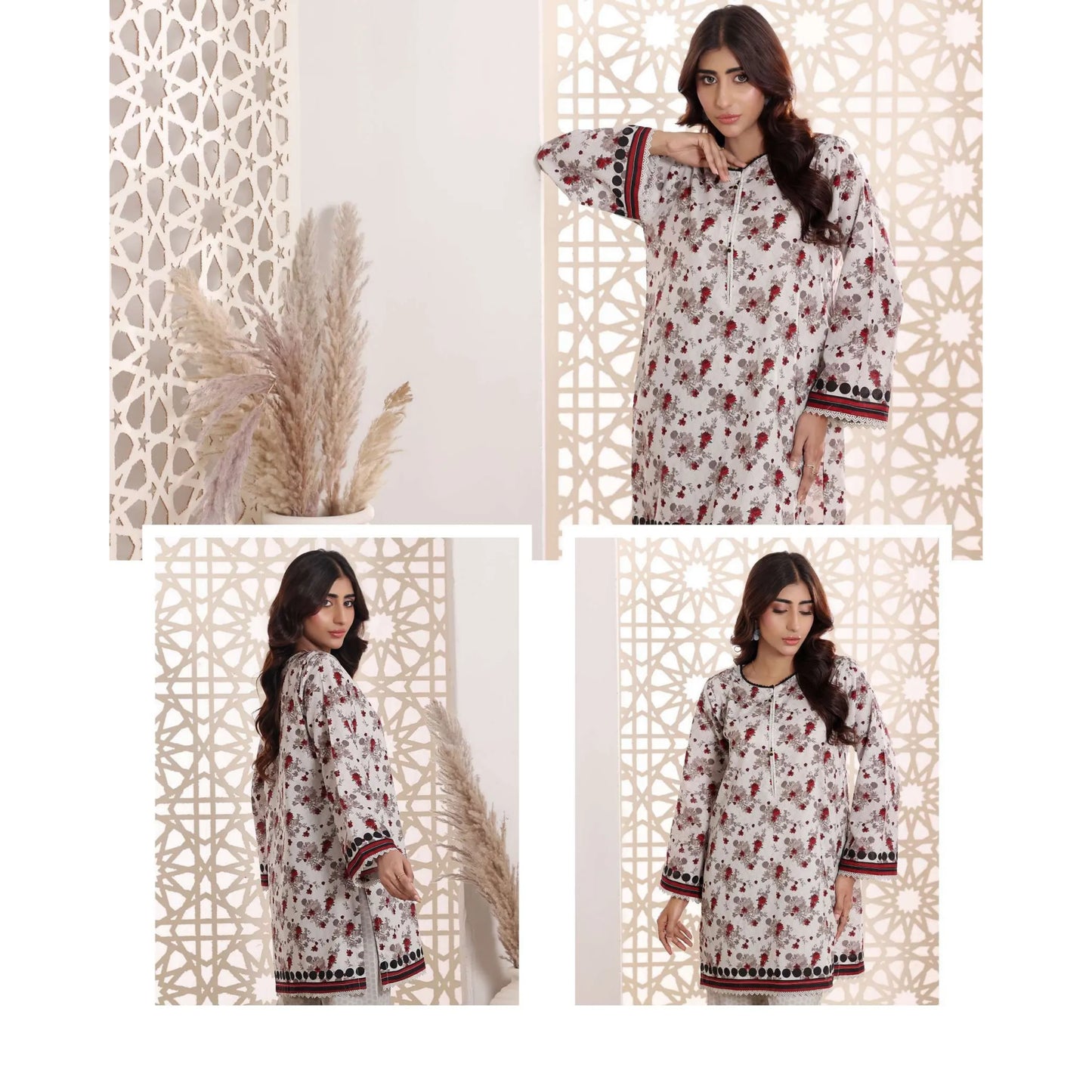 USN-19 Daily Pret Vol'8 Printed Lawn Co-Ords Set by Saphron Casual Co Ord Set Pakistani