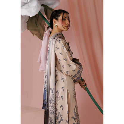 UE-02 "Printed Essential" by Esra Fashion Summer Printed Lawn 3 Piece Collection | Pakistani Asian Clothes