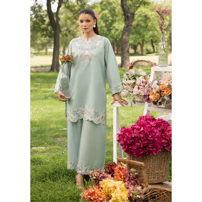 UMS-66 "Image Kari" Embroidered Lawn Co-Ords Set by Simrans | Ready to Wear Pakistani Asian clothes