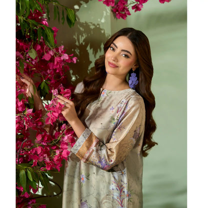 UAL-05 Printed Silk Kaftan Style Co-Ord Set Loose fit Casual Wear | Ethnic wear | ALLY'S