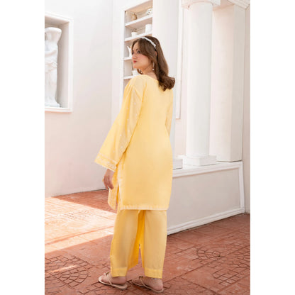 UA-243 Embroidered Lawn Summer Lawn Co-Ords Set by Umnaa