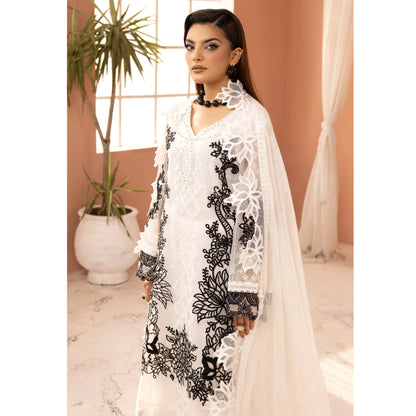 UMS-68 Florence Embroidered Visocse 3 pc Collection | Simrans