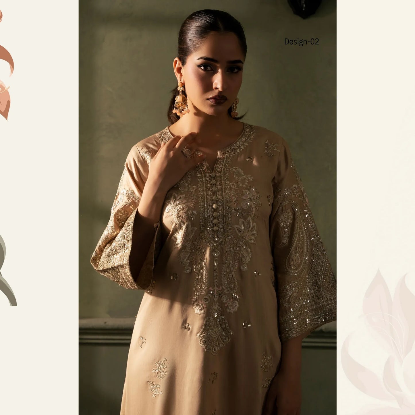 UTT-24 "Ethnic Essence" Luxury Viscose 2 Pc Collection | Traditional Thread