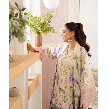 "Flora" Embroidered Lawn 3 Pc Collection | Karma Collection